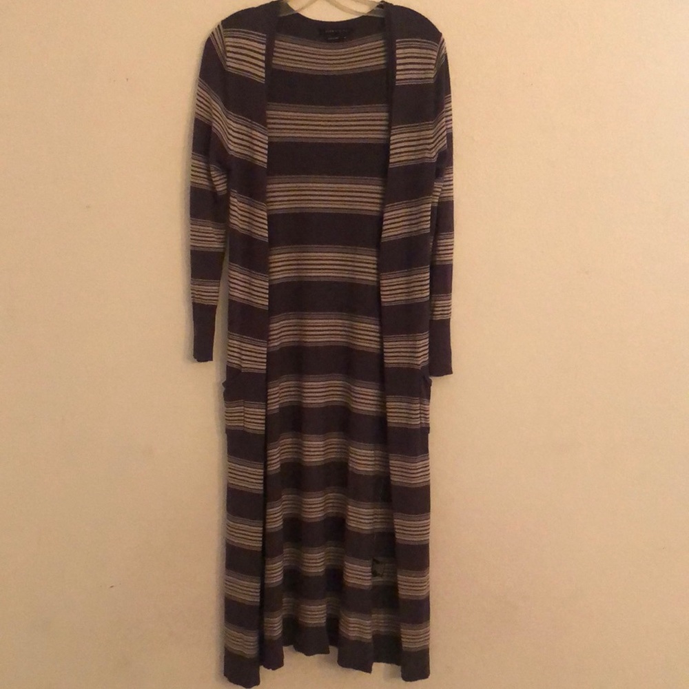 Floor length cardigan